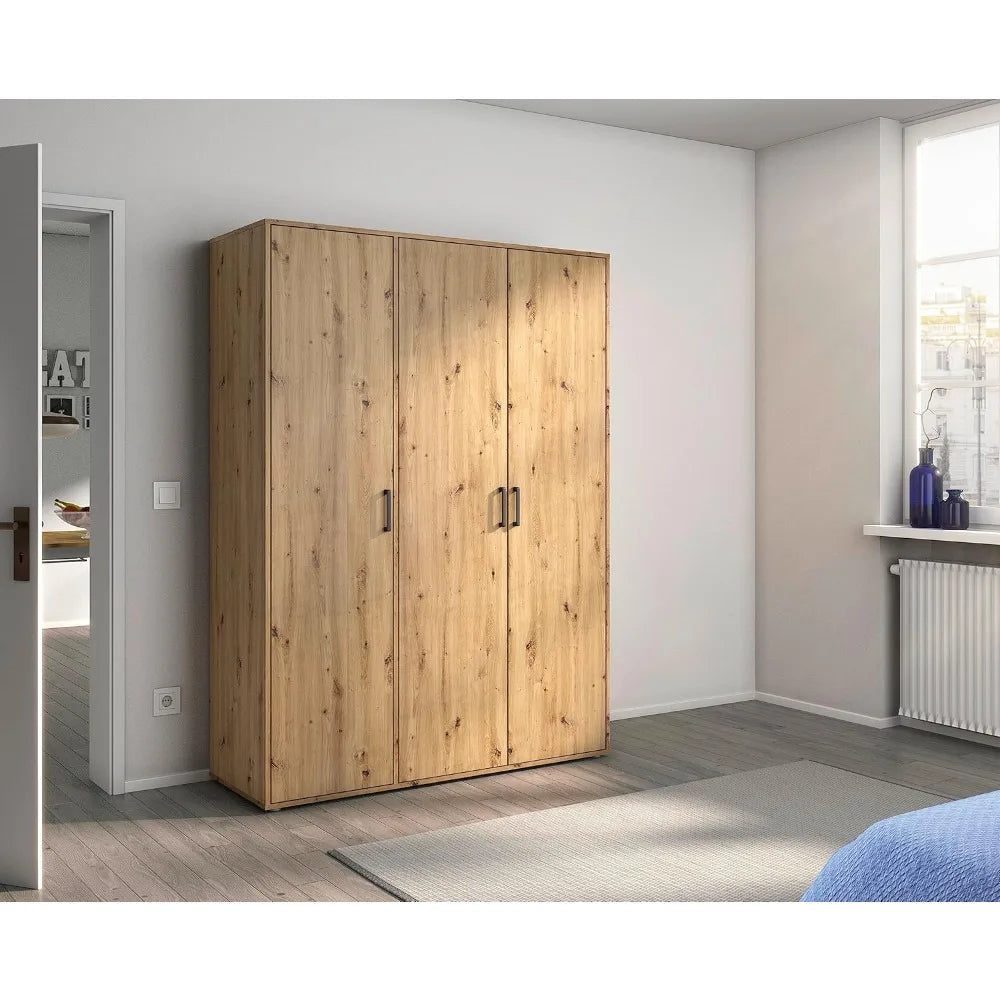 Moderner Kleiderschrank Eiche Artisan | Funktionaler Stauraum & Zeitloses Design