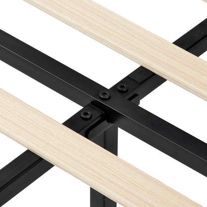 Polster-Stoffbett 90 × 200 cm grau mit Kopfteil