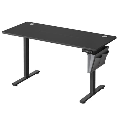 Ergonomischer Elektro-Schreibtisch | 60 x 140 cm | Höhenverstellbar (72–120 cm) | Memory-Funktion für 4 Höhen | Ideal für Home-Office & Studium